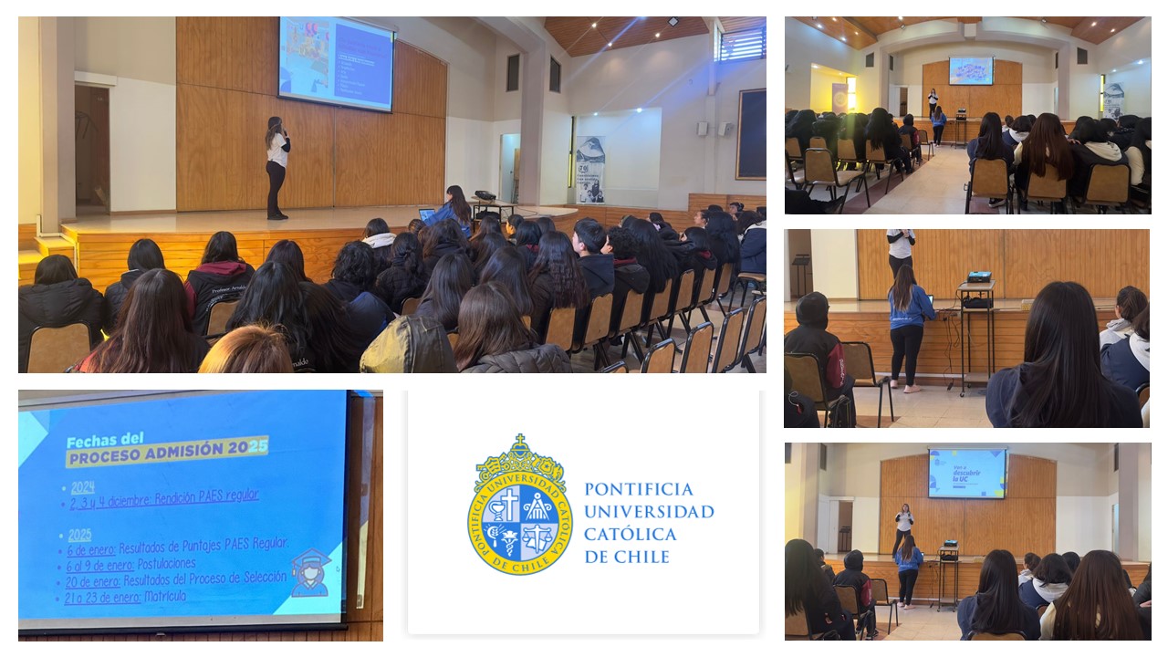 Charla Institucional Pontificia Universidad Católica.