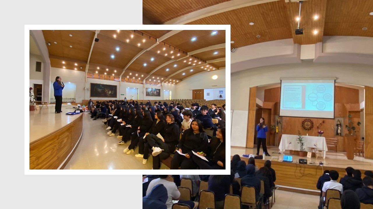 Estudiantes de I° Medio reflexionan sobre la Ley de Responsabilidad Penal Adolescente en charla formativa.