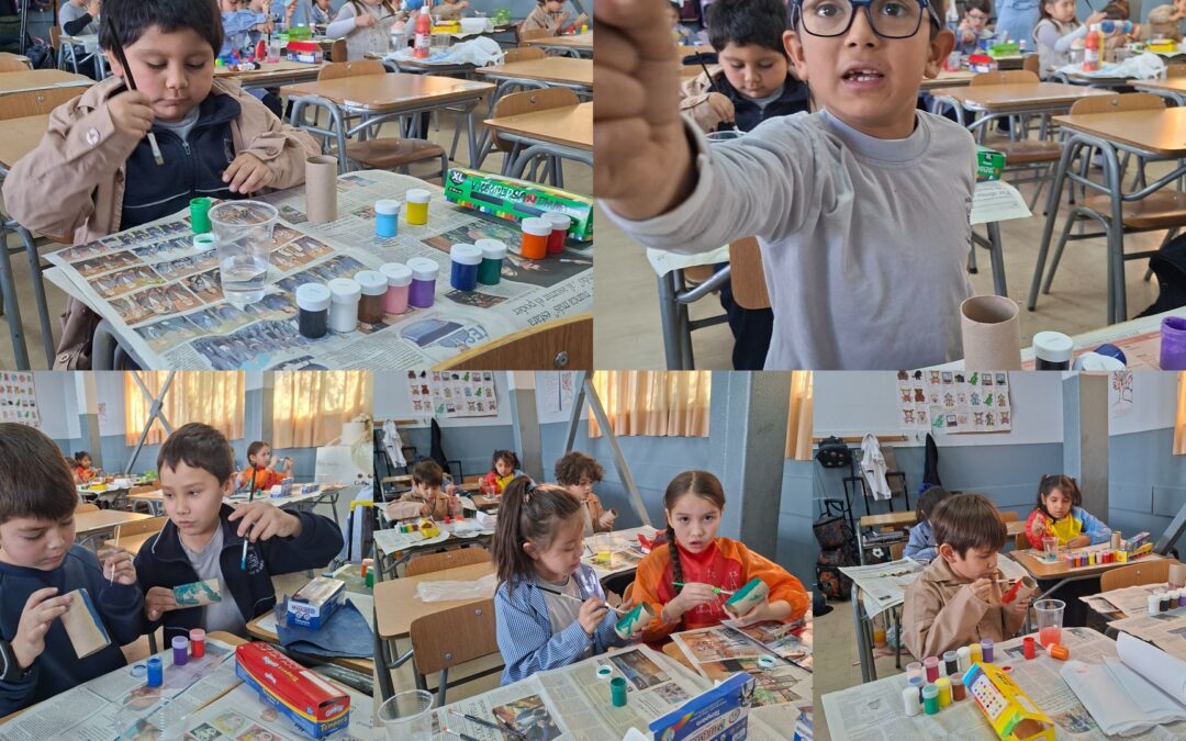 Pequeños artistas en acción: Taller de Juegos Motrices fortalece la motricidad fina y  la creatividad