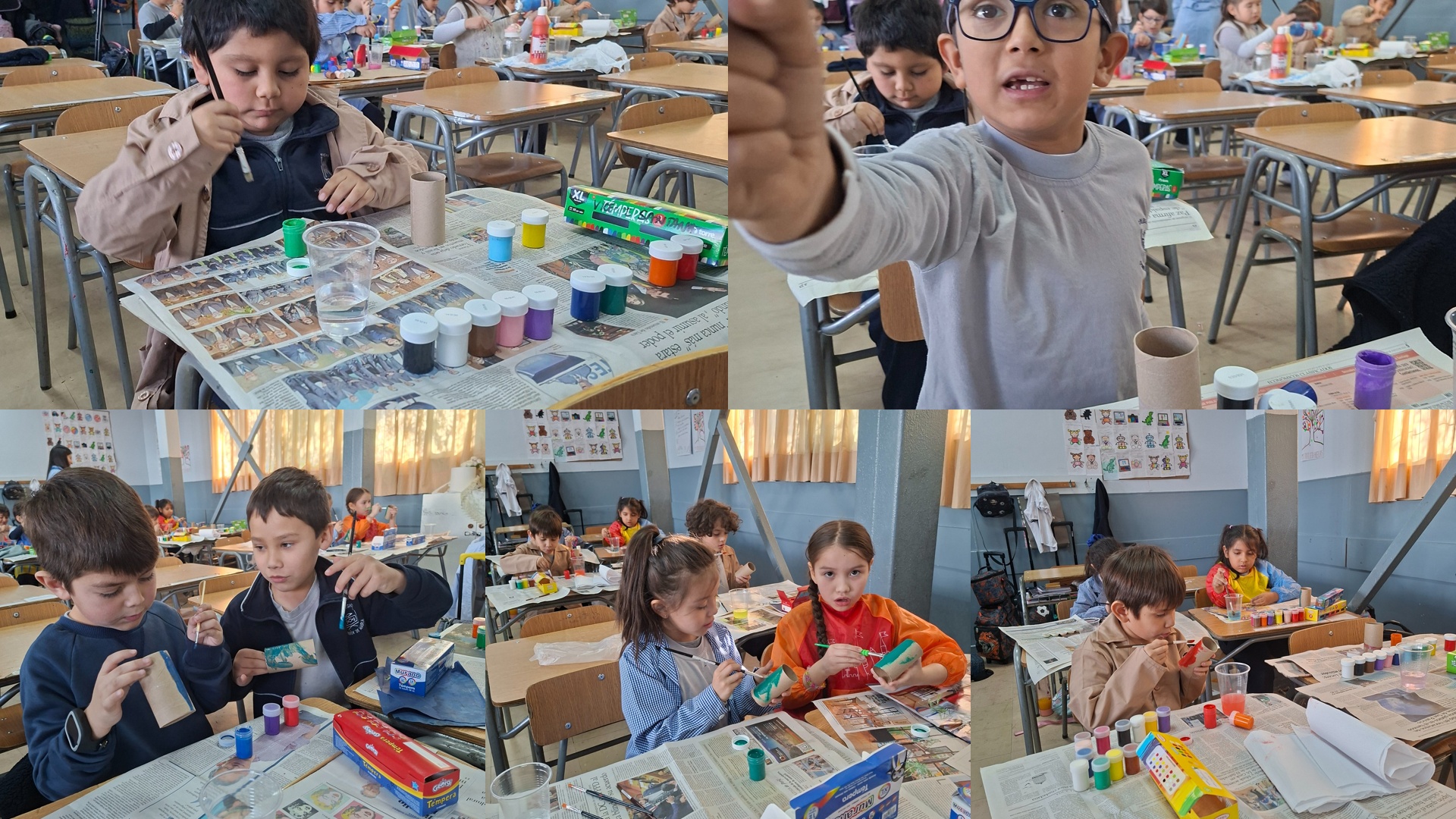 Pequeños artistas en acción: Taller de Juegos Motrices fortalece la motricidad fina y  la creatividad