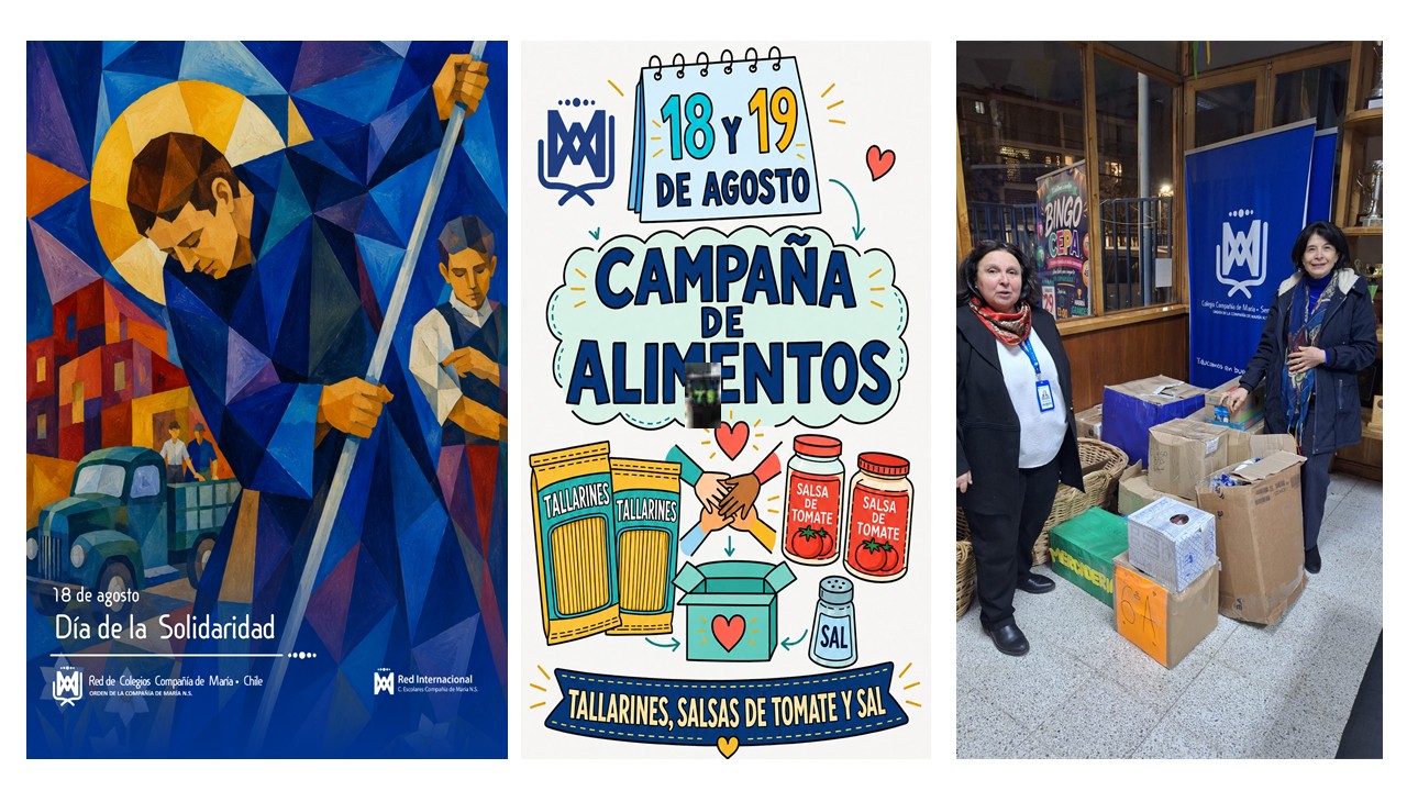 Red de Colegios Compañía de María Chile concluye exitosa Campaña Solidaria de agosto con profundo agradecimiento a su comunidad