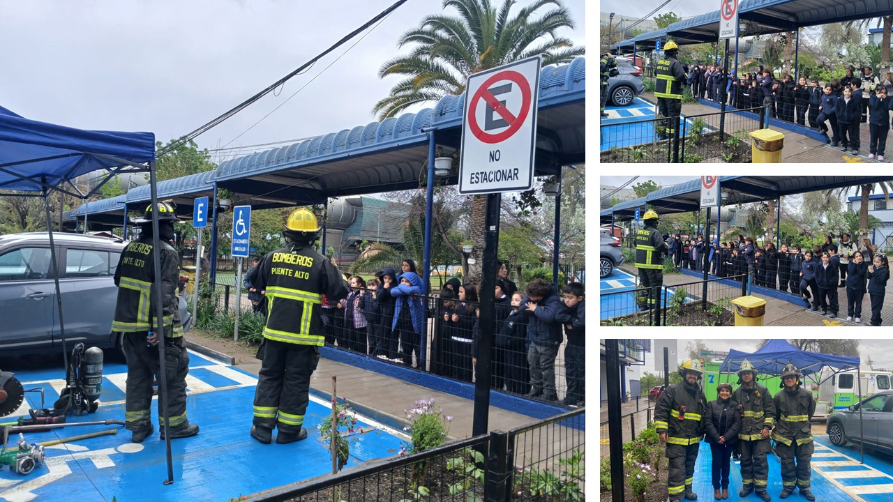 ¡Una visita sobre ruedas! El 2° A descubre la labor de Bomberos en su proyecto de Profesiones y Oficios.